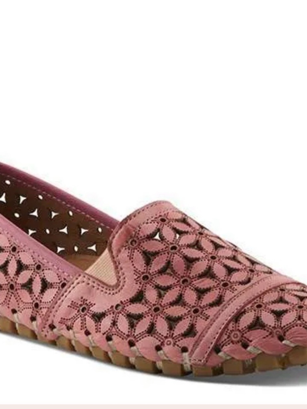 Spring Step Coral Cutout Loafers - Picture 4 of 4